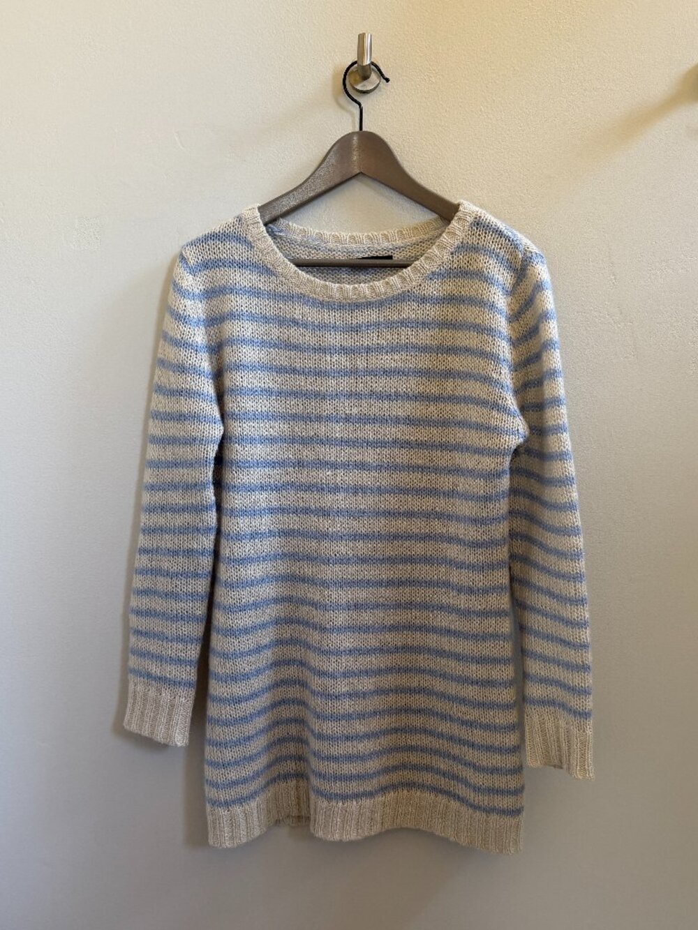 Samsoe Samsoe Amilla O-Neck Mohair Blend Longline Tunic Sweater